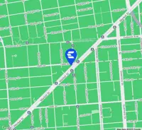 Map indicating location of Market Financial Center for Google Maps.